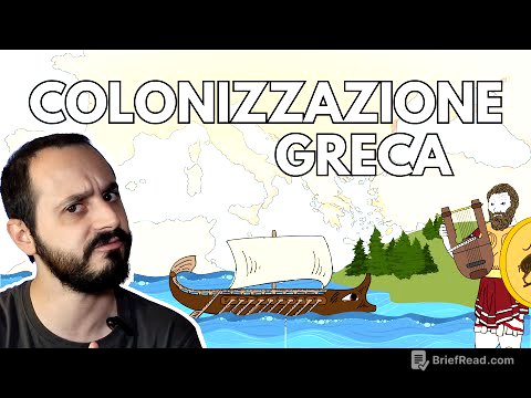 LA GRECIA ARCAICA (pt. 2) – La colonizzazione del Mediterraneo – STORIA FACILE