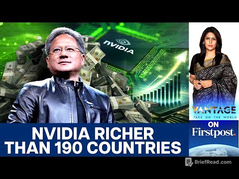 Nvidia Hit $4 Trillion: From Bankruptcy to owning AI future | Vantage with Palki Sharma