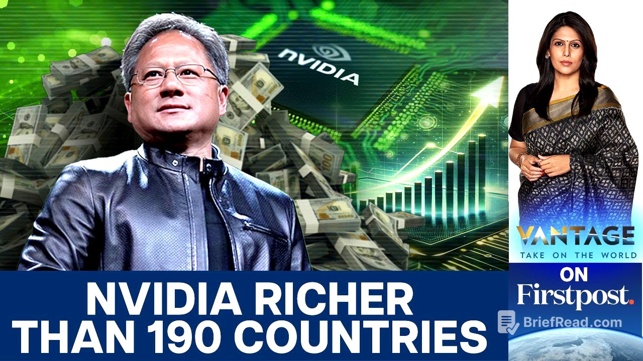 Nvidia Hit $4 Trillion: From Bankruptcy to owning AI future | Vantage with Palki Sharma