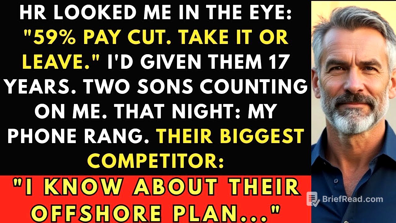 HR Said: "Accept A 59% PAY CUT Immediately" — Their Biggest RIVAL Called Me That Night