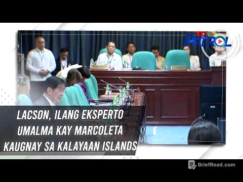 Lacson, ilang eksperto umalma kay Marcoleta kaugnay sa Kalayaan islands | TV Patrol