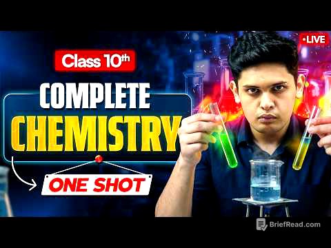 Class 10th Science - Complete Chemistry in One Shot🔥| Prashant Kirad