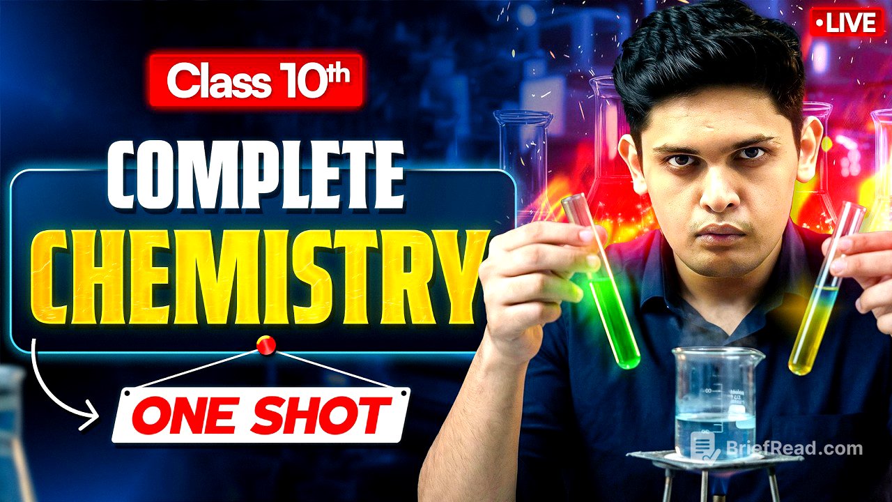 Class 10th Science - Complete Chemistry in One Shot🔥| Prashant Kirad