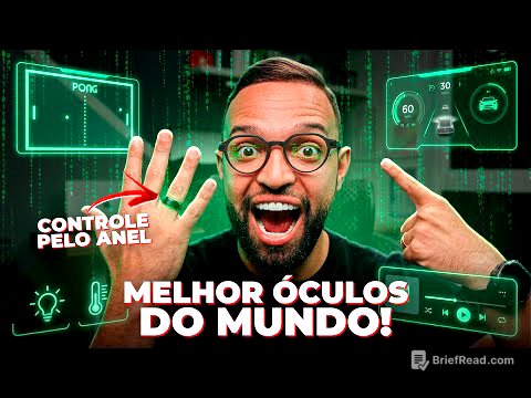 Esse é o MELHOR ÓCULOS do MUNDO! (Tela Invisível, ChatGPT, Tradução, IA e muito mais!)
