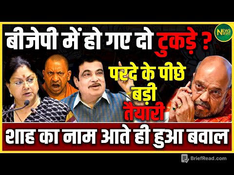BJP में अंदरूनी घमासान! दो धड़ों में बंट गई पार्टी? | Shah को लेकर मचा बवाल | NewsNasha