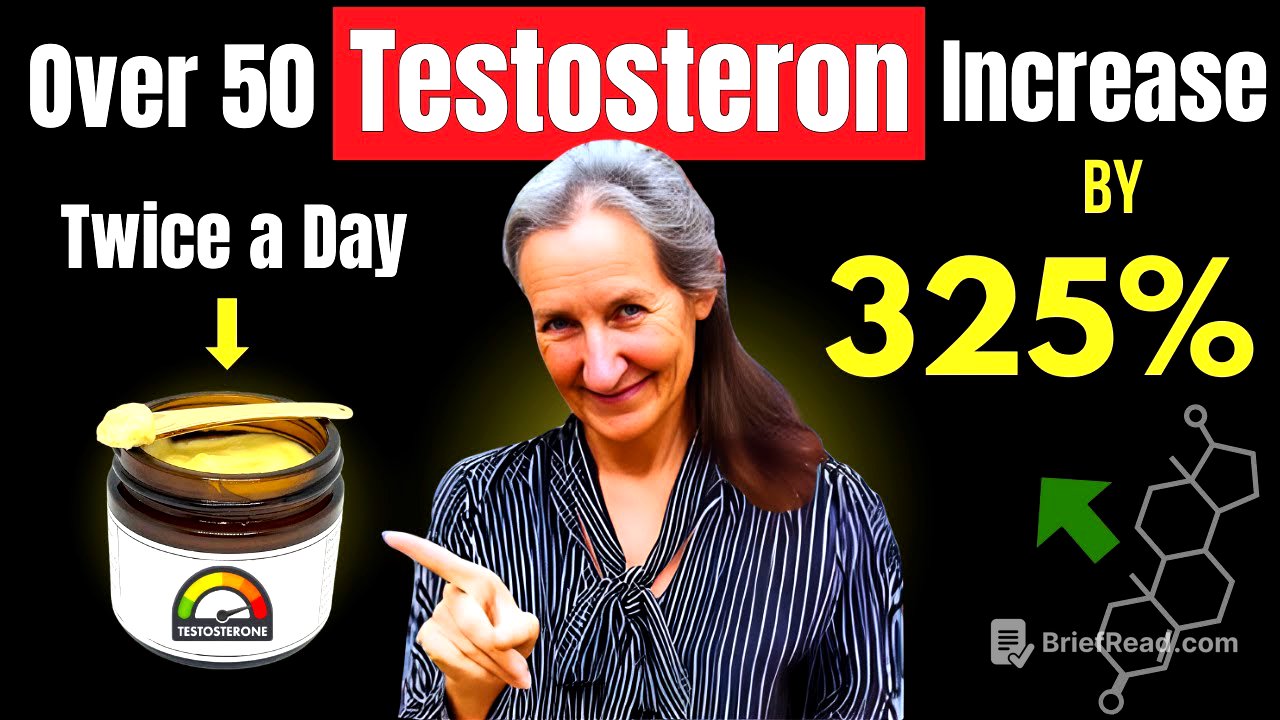 MEN OVER 50 : TWICE A DAY to have the TESTOSTERONE  levels of a 20-year-old| Barbara O'Neill
