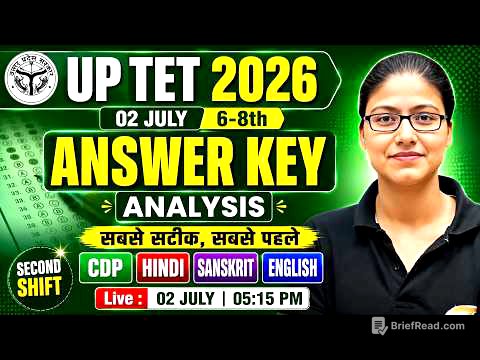 UPTET 2026 Answer Key | UPTET 2 July 2nd Shift Exam Analysis | UPTET Paper 2 Answer Key | Gargi Mam