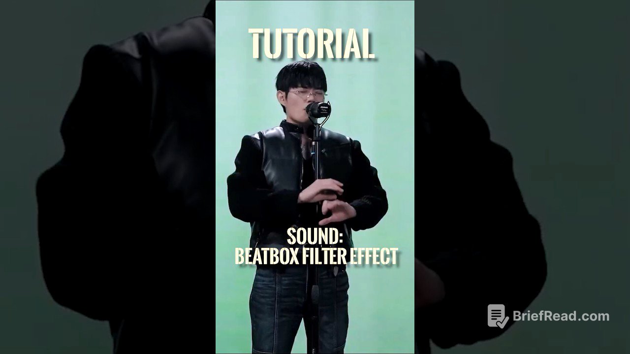 FILTER EFFECT 🤓 - mini beatbox tutorial (Wing - DOPAMINE Analysis)