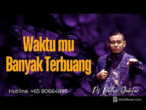 WAKTUMU BAYAK TERBUANG SIA SIA. --  PETER GUNTUR