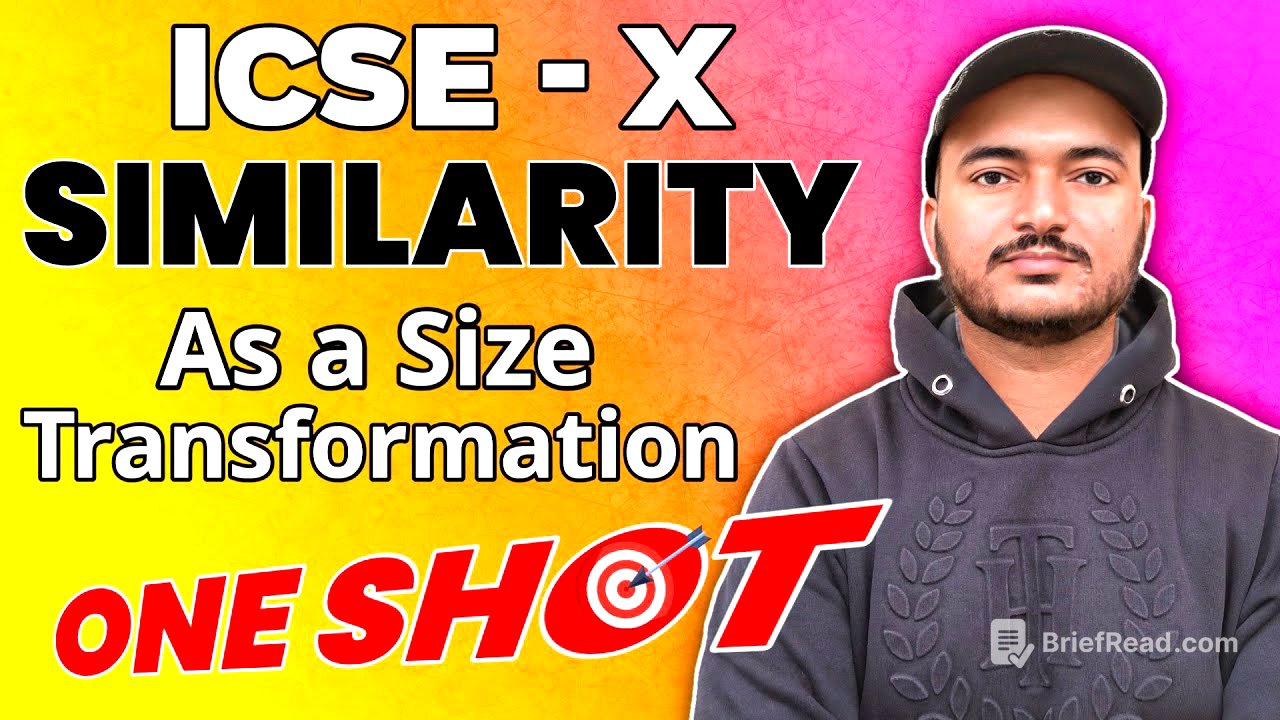 Similarity ( As a size Transformation) | Class 10th Math Chapter 15  | R.S.Aggarwal Math | ICSE MATH