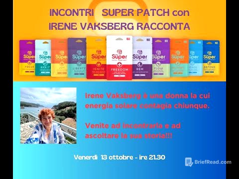 Incontri SUPER PATCH con... Irene Vaksberg - 13.10.2023 - English/Italian