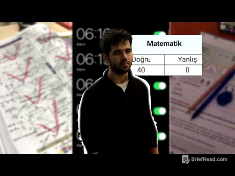 YKS ÇALIŞMAYA 0'DAN BAŞLIYORSAN 3 DAKİKANI AYIR VE İZLE