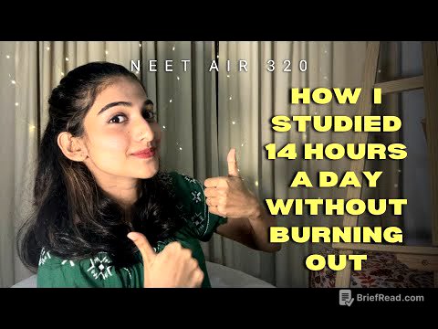How to Study Without Burnout? Study Smart, Not Burnt | Swathi Chola | NEET 2026