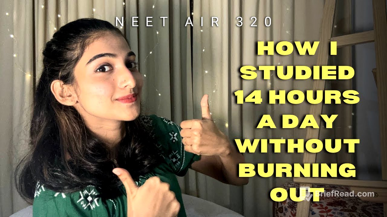 How to Study Without Burnout? Study Smart, Not Burnt | Swathi Chola | NEET 2026