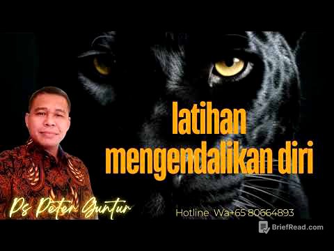 LATIHAN MENGUASAI DIRI -  PETER GUNTUR