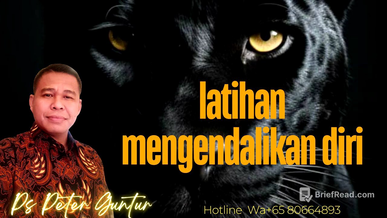 LATIHAN MENGUASAI DIRI -  PETER GUNTUR