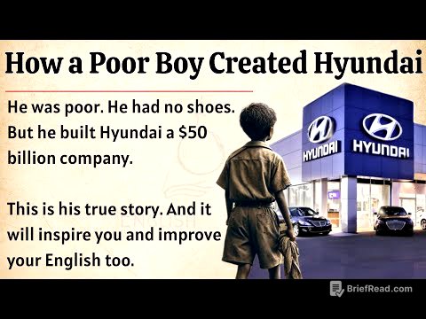 How a Poor Boy Created Hyundai || Learn English Through Story Level 2 🔥 || Listening Practice ✅️