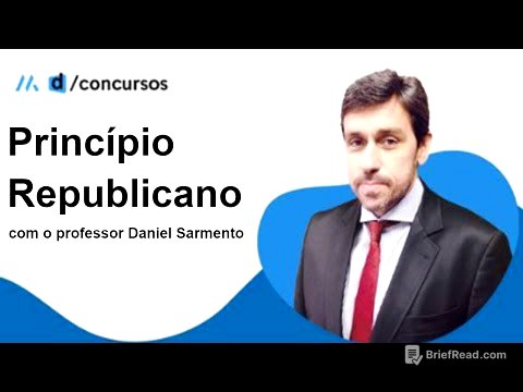 PRINCÍPIO REPUBLICANO | DANIEL SARMENTO | DESCOMPLICA CONCURSOS