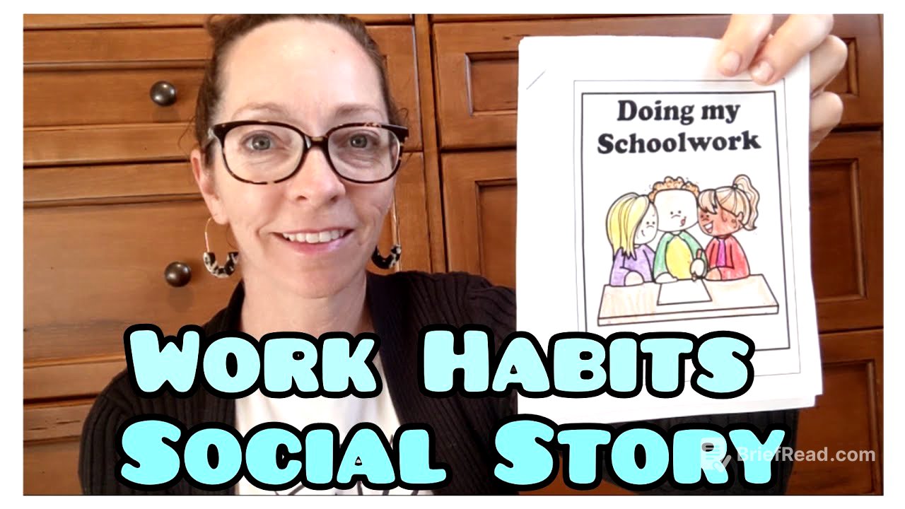 📚 SOCIAL STORY for Students who won't do SCHOOL WORK📑!