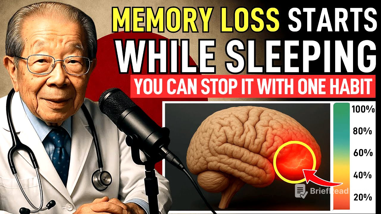 Japan's Oldest Doctor: Do NOT forget this before sleep - or you will lose brain strength (after 60)