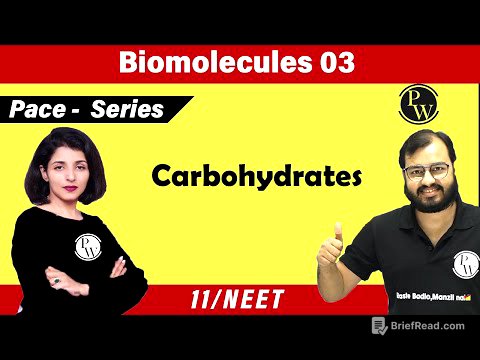 Biomolecules 03 | Carbohydrates | Class 11 | NEET | PACE Series