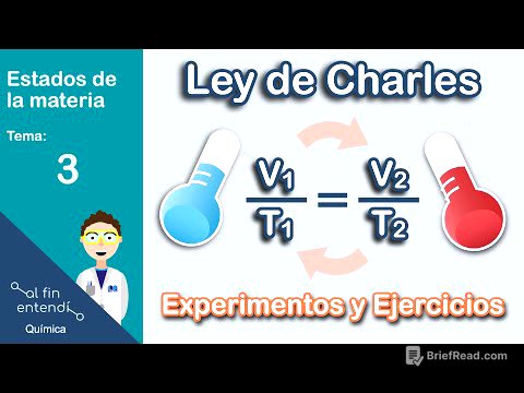 Relación entre Temperatura y Volumen de los gases: Ley de Charles