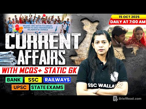 Current Affairs Today | 15 October Current Affairs 2025 | Daily Current Affairs | By Krati Mam