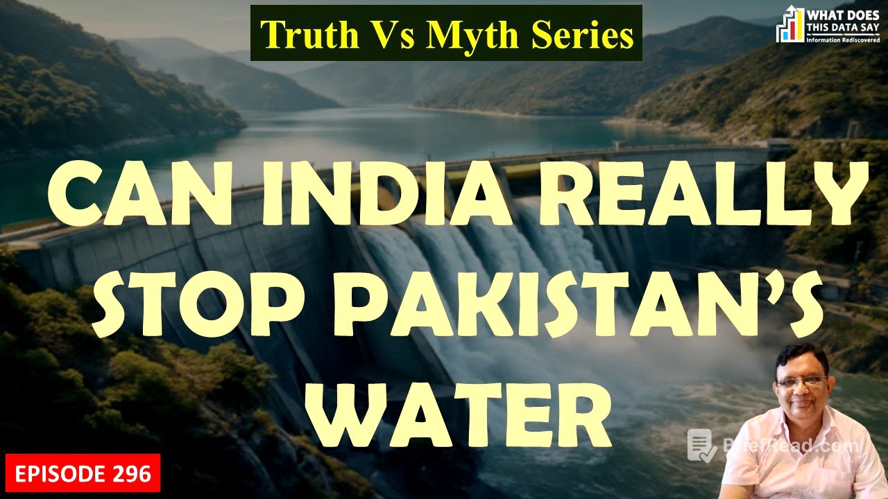 Is India REALLY Cutting Off Water to Pakistan? Truth Vs Myth