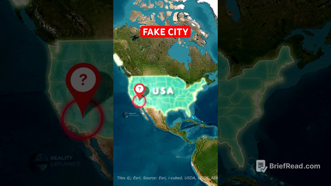 The FAKE Afghan City in U.S. 🇺🇸 🔥#shorts #usa #unitedstates #maps #razish #facts #funfacts #mapping