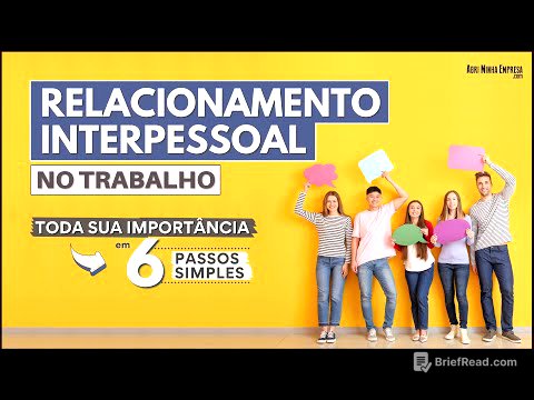 RELACIONAMENTO INTERPESSOAL NO TRABALHO (Método que Todo Mundo Deveria Explorar)