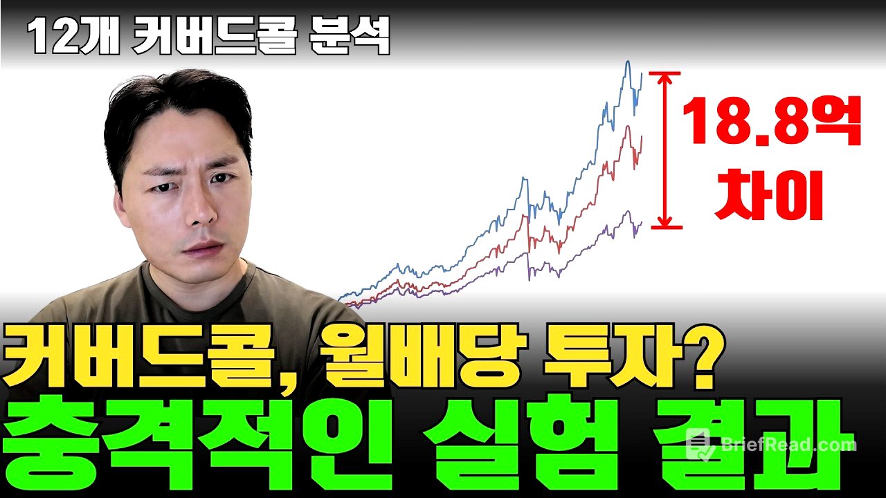 커버드콜, 그냥 지수에 뒀으면 '18억' 더 벌었습니다