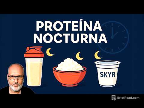 3 Alimentos que Frenan la Sarcopenia Mientras Duermes (Proteína Nocturna)