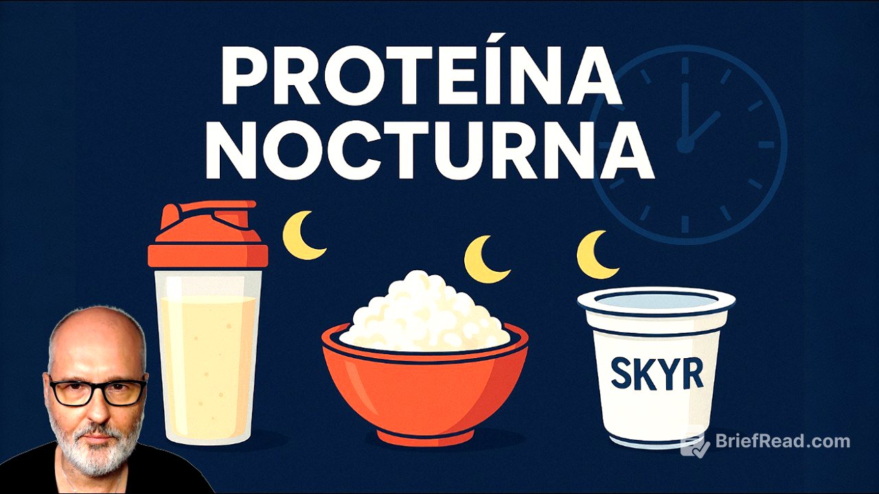 3 Alimentos que Frenan la Sarcopenia Mientras Duermes (Proteína Nocturna)