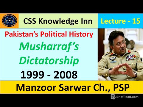 Musharraf's Dictatorship | War on Terror | Enlightened Moderation |