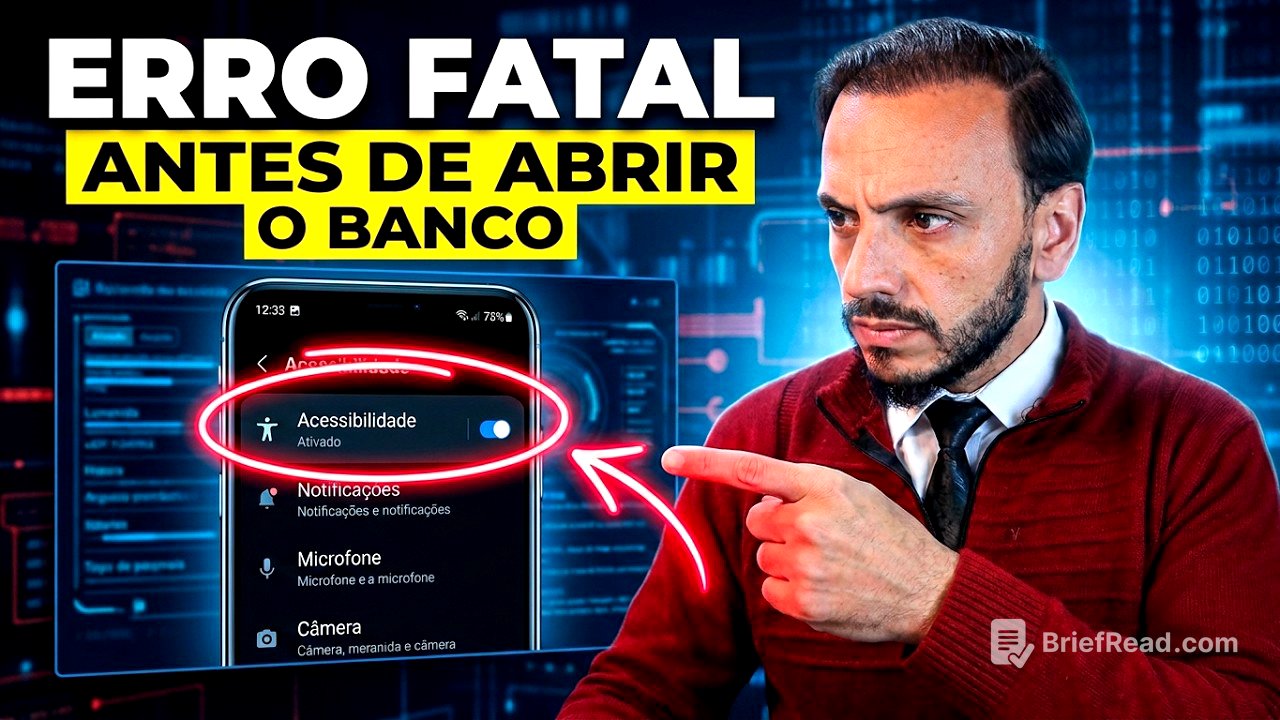 🚨 NÃO ENTRE NO APP DO BANCO ANTES DE DESATIVAR ESTAS FUNÇÕES! COMPLETO 2026! (Android e Iphone)