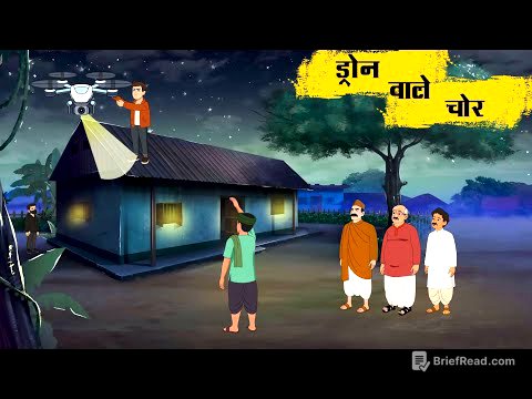 ड्रोन वाले चोर | Drone Thief |  Moral Stories | Hindi Stories | Cartoon Video | Hindi Kahaniya