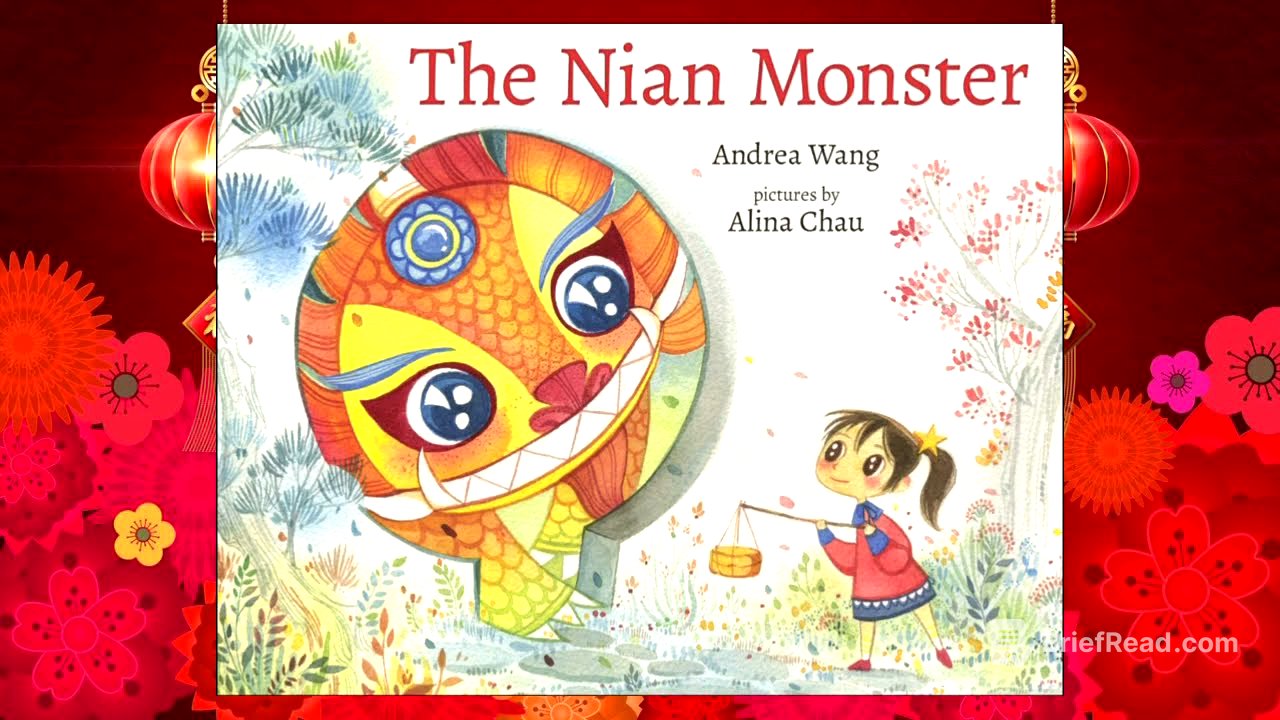The Nian Monster: Lunar Chinese New Year Story (Read Aloud) Reading with Pingnut