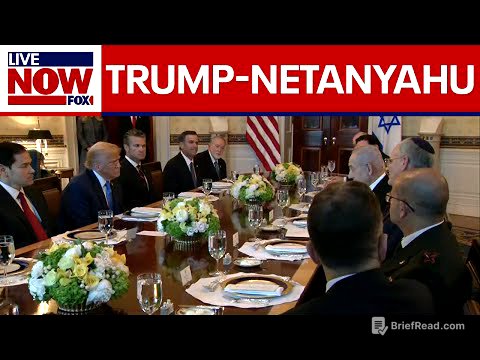 FULL REMARKS: Trump meets Netanyahu at the White House amid ceasefire push