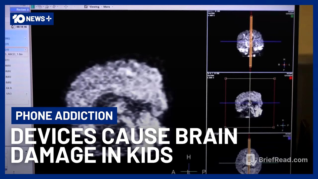 Chilling Warning For Parents As MRI Scans Show Phones Are Damaging Kids' Brains | 10 News+