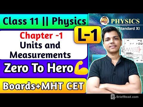 Ch-1 L-1 Units and Measurements Physics Class 11th By New Indian Era What is Physics? #newindianera