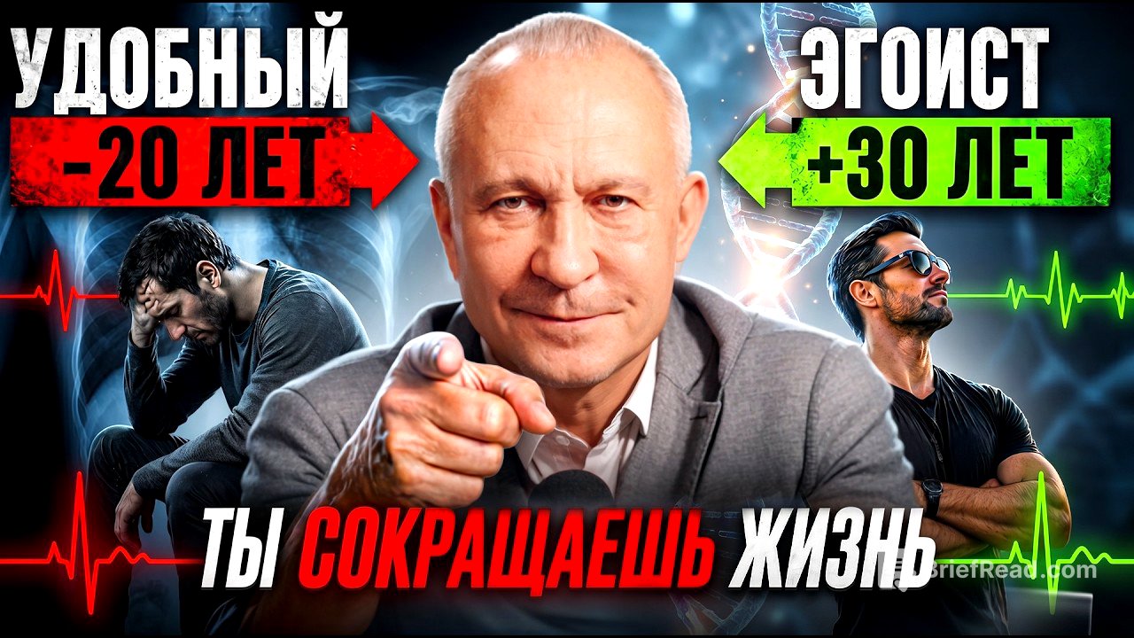 Почему «быть удобным» ОПАСНО для здоровья? Разумный эгоизм как путь к долголетию!