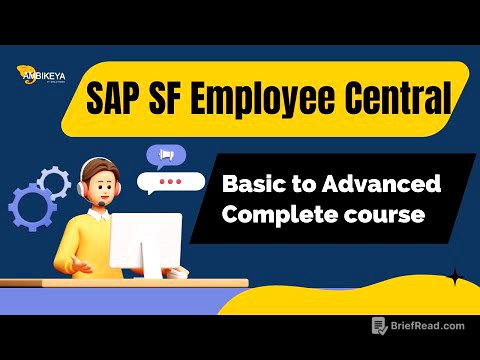 SAP SF Employee Central (Basic to Advanced Complete course) || Best SAP Training || Ambikeya