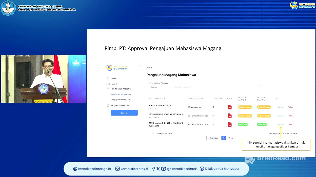 Peluncuran Program Magang Berdampak