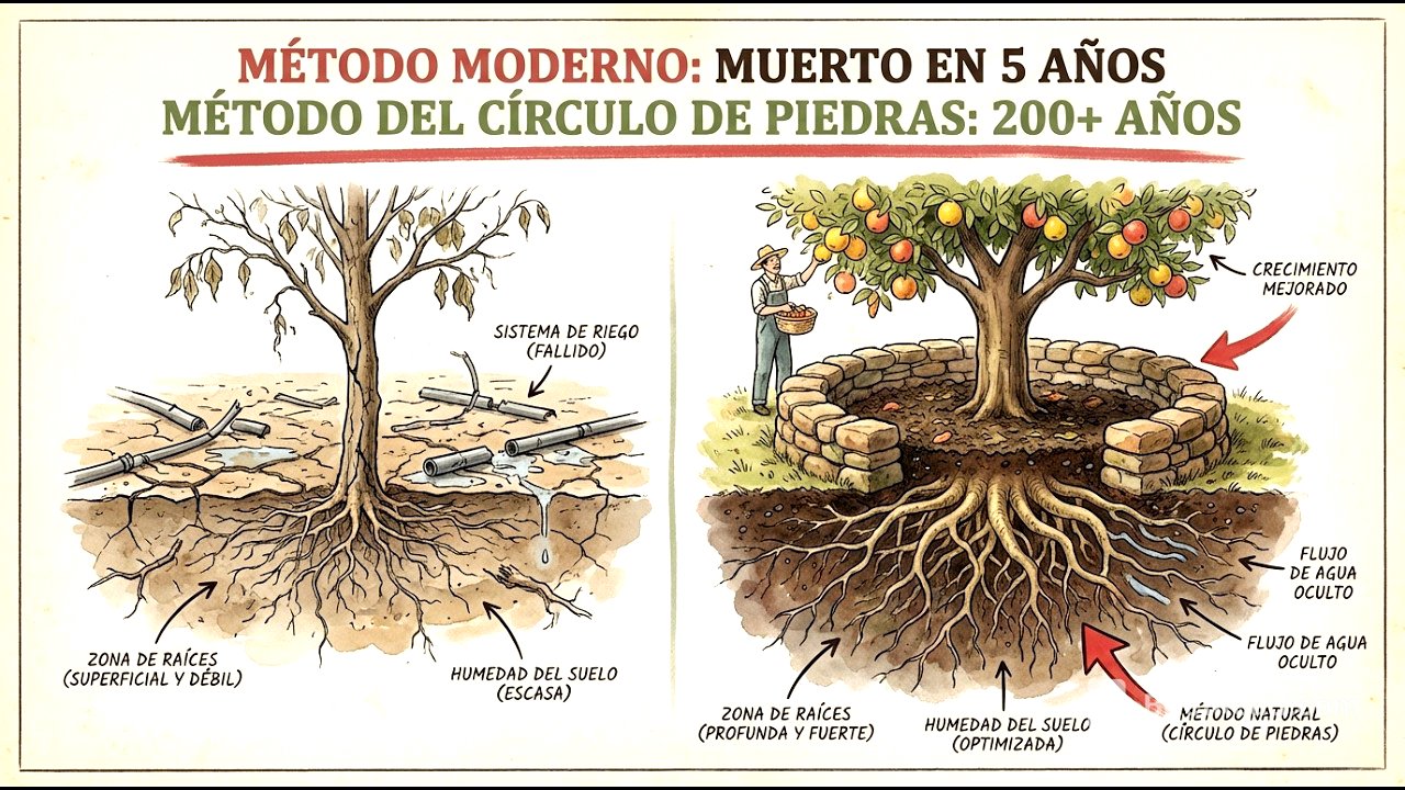 60 años, cero riego. El único método romano que lo cambia todo