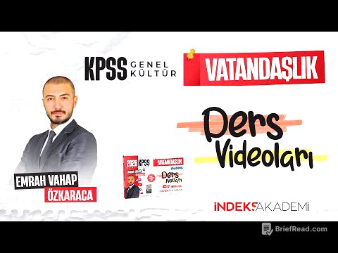1 - 2026 KPSS - Vatandaşlık - Temel Hukuk Bilgisi (Sosyal Düzen Kuralları) - Emrah Vahap ÖZKARACA