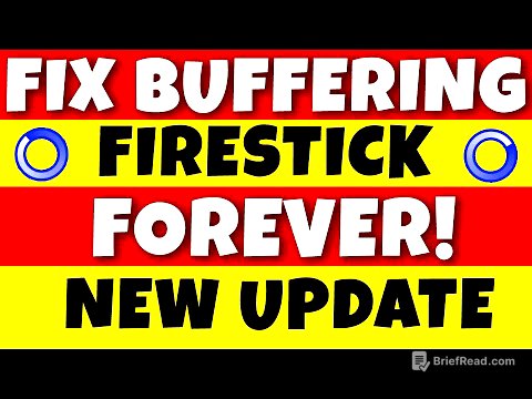 🔥 FIX FIRESTICK BUFFERING FOREVER!! 2023 UPDATE 🔥