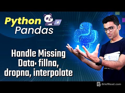 Python Pandas Tutorial 5: Handle Missing Data: fillna, dropna, interpolate