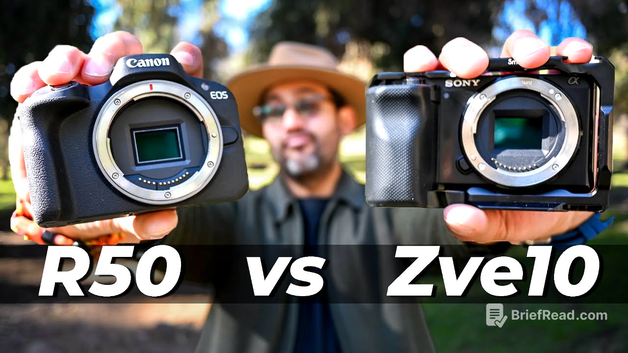 CANON R50 vs SONY Zve10 | ¿Cual es mejor para ti en 2024?