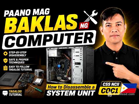 Disassembling and Assembling a Computer System | PAANO MAG BAKLAS NG COMPUTER STEP BY STEP TUTORIAL