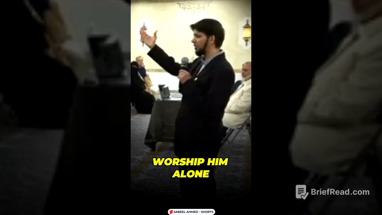 He asked can you summarize the Quran in two minutes?(P:1) | Dr. Sabeel Ahmed